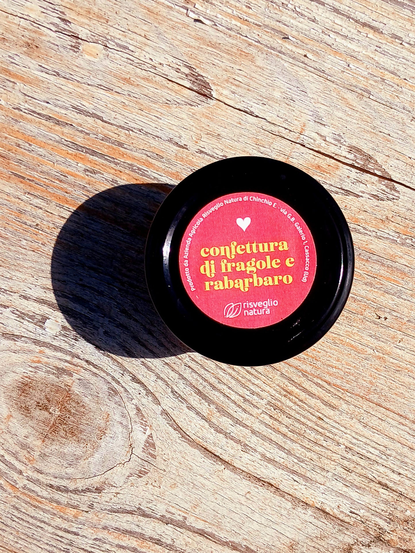 Confettura extra di fragole e rabarbaro (85% frutta) *LIMITED EDITION*