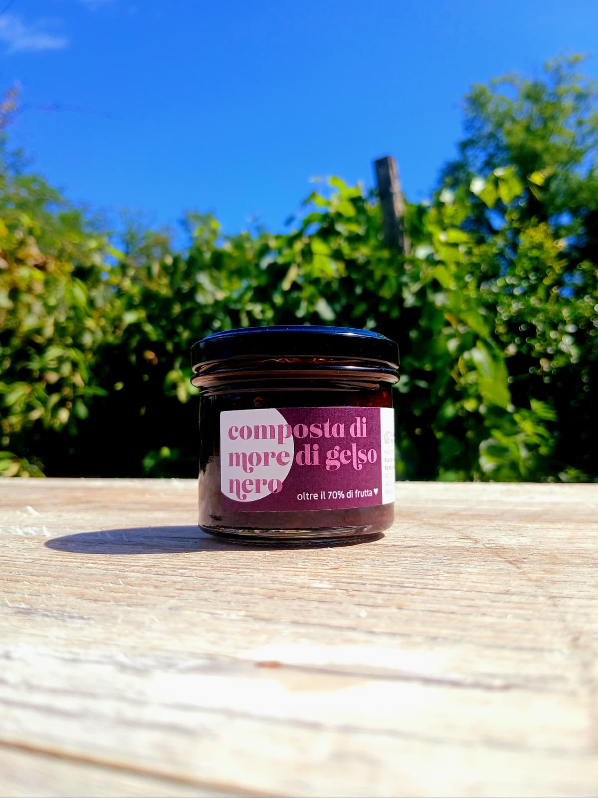 Composta di more di gelso nero (>70% frutta)