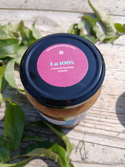 Crema di nocciole "La 100%"  -  Vaso 350g