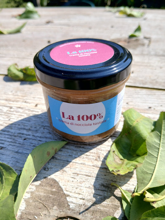 Crema di nocciole "La 100%" - Vaso 100g